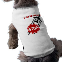 Stop chemtrails dog shirt