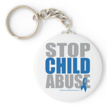 Stop Child Abuse Keychains