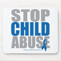 Stop Child Abuse Mouse Mats
