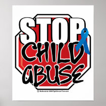 Stop Child Abuse Sign Posters