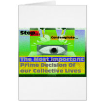 Stop contemplate the most important decision cards