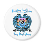 Stop Dog Fighting, American Pit Bull Terrier Dog magnets