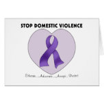 Stop Domestic Violence cards