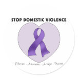 Stop Domestic Violence stickers