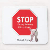 Stop Factory Farms Series 1 Mouse Pad