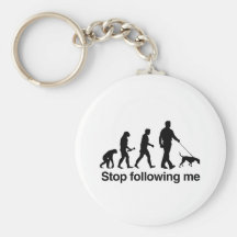 Stop Following Me - Keychains