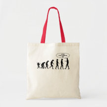Stop Following Me Tote Bags