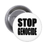 Stop Genocide. Spead The Message Pinback Button