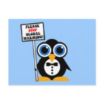 stop global warming postcard
