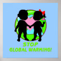 Stop Global Warming Poster posters
