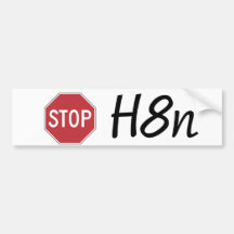 Stop hatin' bumper stickers