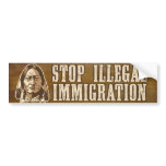 Stop Illegal Immigration Bumper Sticker bumper stickers