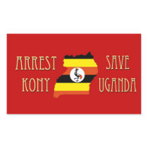 Stop Kony 2012 Rectangular Stickers