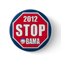 Stop Obama 2012 Pinback Buttons