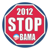 Stop Obama 2012 Sticker