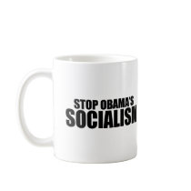 STOP OBAMA SOCIALISM COFFEE MUG