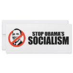 STOP OBAMA SOCIALISM RACK CARDS