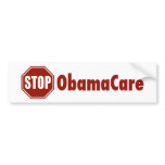 Stop ObamaCare Bumper Stickers