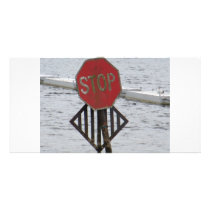 Stop Photo Greeting Card
