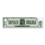 Stop Printing Money bumper stickers