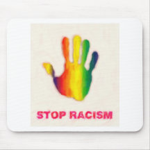 stop racism mouse pads