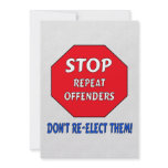 Stop Repeat Offenders invitations