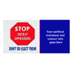 Stop Repeat Offenders photo cards