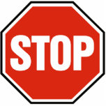 'STOP' sign - Photo Sculpture photo sculptures