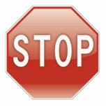 Stop sign photo sculptures