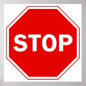 Stop Sign posters