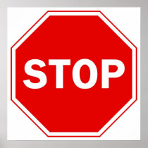 Stop Sign posters