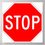 Stop Sign posters