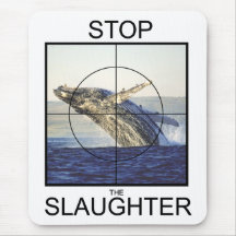 Stop Slaughter-whales Mousepad