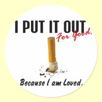 Stop Smoking I Put It Out Family Loves Me stickers
