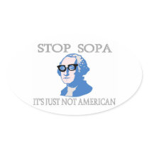 Stop SOPA It’s Just Not American Stickers