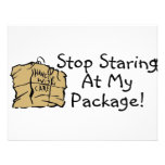 Stop Staring At My Package Custom Invite