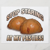 Stop Staring at my Pasties! Flyer Design