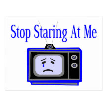 Stop Staring Postcard
