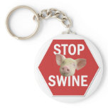 Stop Swine Keychain
