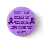 STOP TEEN DOMESTIC VIOLENCE... buttons