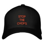 STOP THE CHOP - In San Francisco Giants colours embroidered hats
