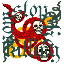 stop the killing now pin cut out
