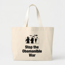 Stop the Obamanible War Canvas Bag