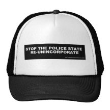 Stop the police state trucker hats