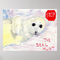 Stop The Seal Hunt Posters