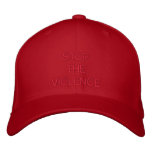 STOP THE VIOLENCE embroidered hats