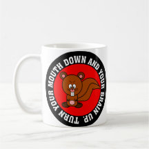 Stop using your mouth and start using your brain coffee mugs