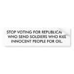 STOP VOTING FOR REPUBLICANS WHO KILL