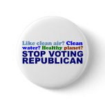 STOP VOTING REPUBLICAN buttons