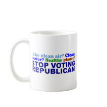 STOP VOTING REPUBLICAN COFFEE MUG